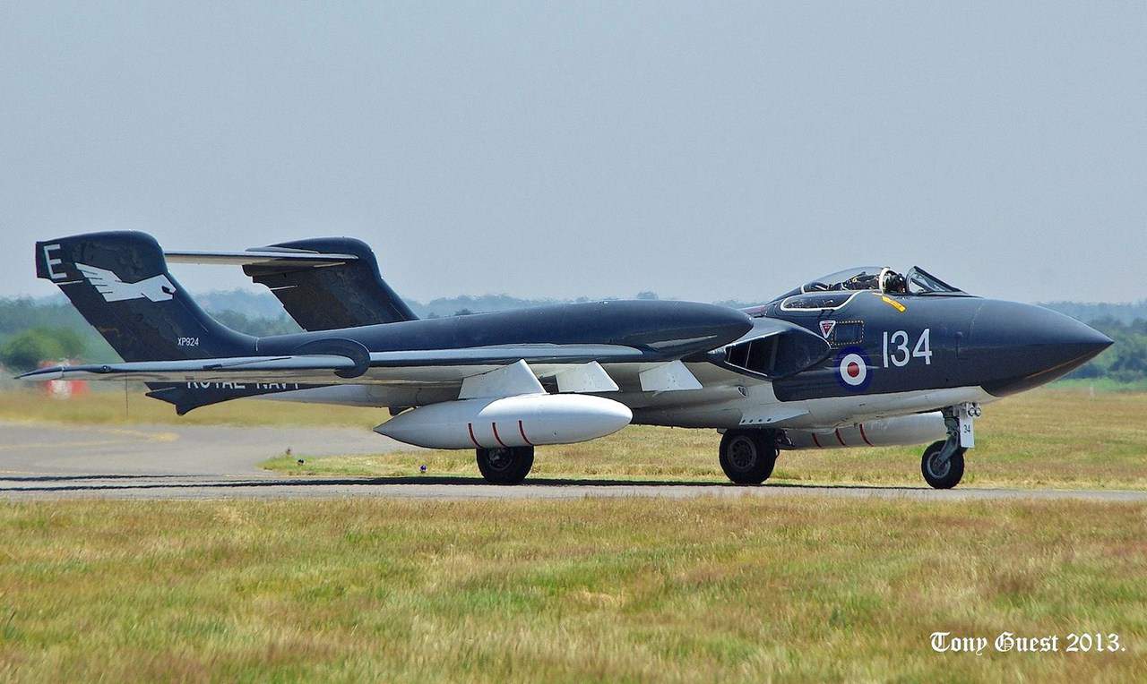 Maquette Plastique 1/48 De Havilland Sea Vixen FAW.2 - Trumpeter 005808 - 140 Pièces