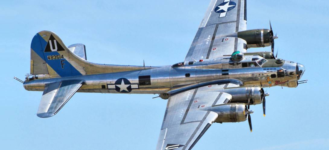 Boeing B 17 Flying Fortress B 17 at Chino Airshow 2014