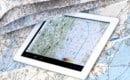 Aeronautical navigation chart and iPad