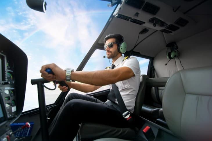 Commercial private helicopter pilot