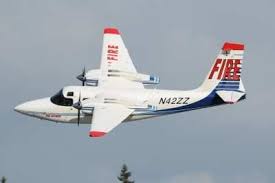 Twin Commander 500 wildfire command and control aircraft