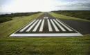 Aerial view of airplane landing on Maui Hawaii
