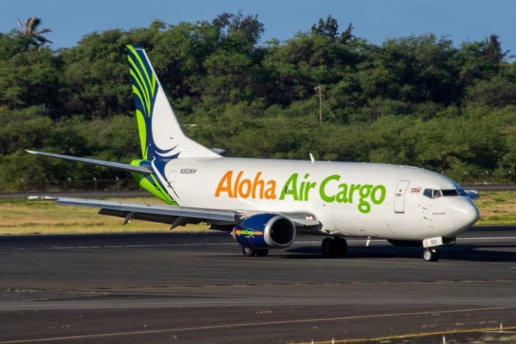 Aloha Air Cargo Boeing 737 300F in Honolulu