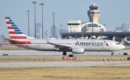 American Airlines Boeing 737 823 departing Dallas Fort Worth International Airport
