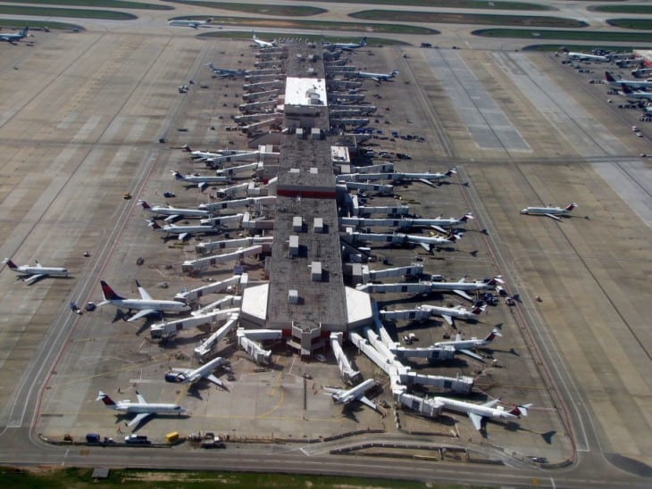 Concourse C at Hartsfield Jackson Atlanta International Airport