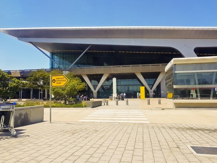 Entrance to the Cape Town International Airport