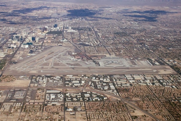 Las Vegas airport runway