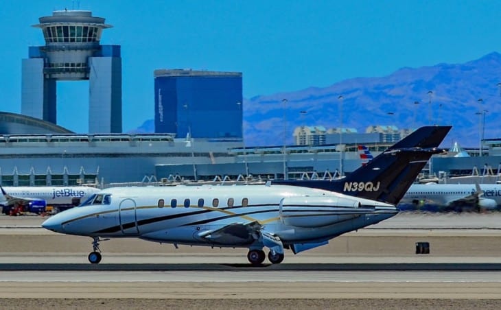 Raytheon Hawker BAE 125 1000A at Harry Reid International Airport Las Vegas