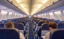 aircraft with passengers during flight