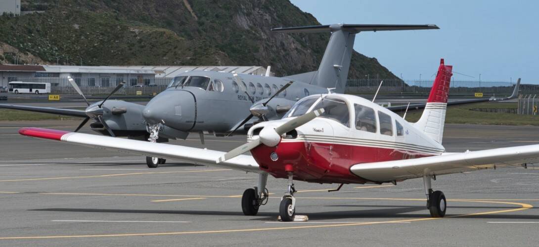 Beechcraft 350 and Piper PA 28 Warrior