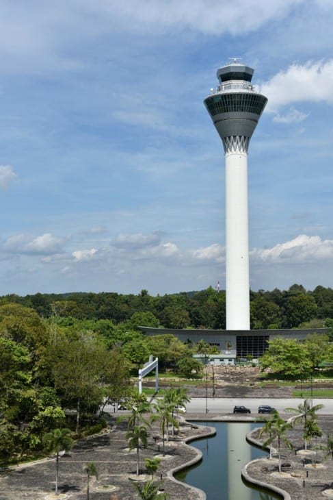 KLIA airport control Tower Kuala Lumpur Malaysia