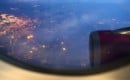 Night view Out Of Airplane