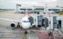 Passengers boarding airplane of AirAsia at the Don Mueang airport