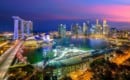 Singapore downtown skyline