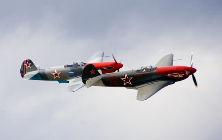two yak 1 in formation