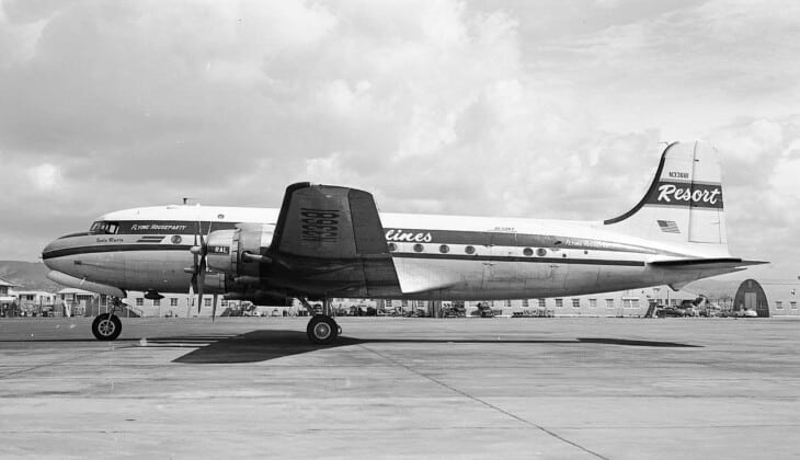 A Douglas DC-4 similar to the missing aircraft