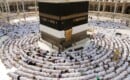 People at the Kaaba in Mecca