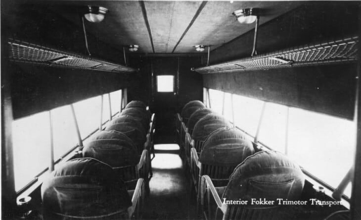 fokker america f.10 deluxe interior