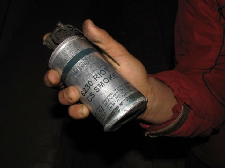 tear gas grenade