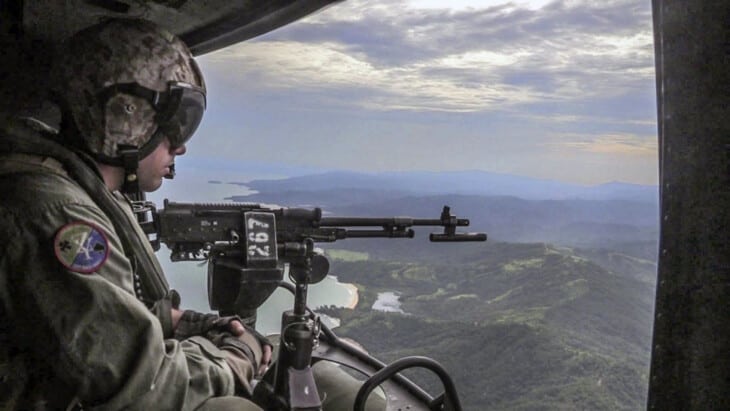 u.s. marines train for close air support with malaysian forces during deployment in pacific