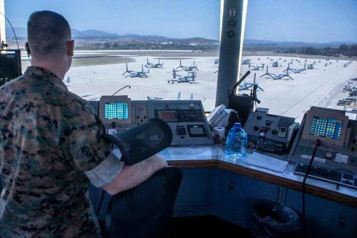 military air traffic control