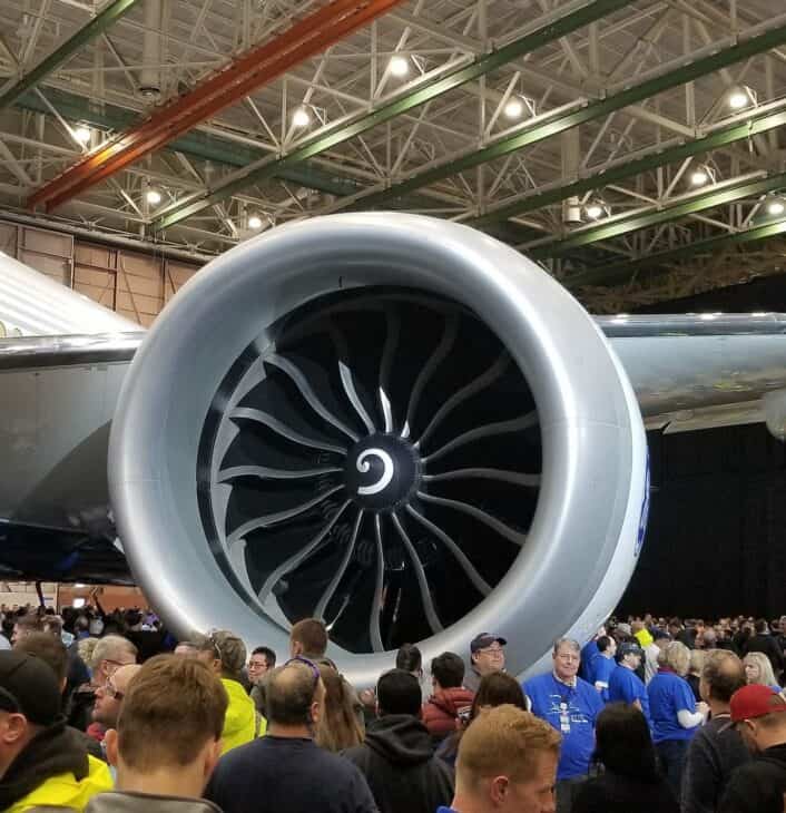 boeing 777x with ge9x