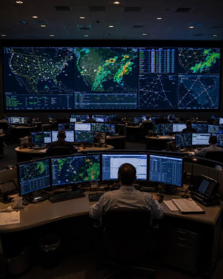 Airline operations control centre