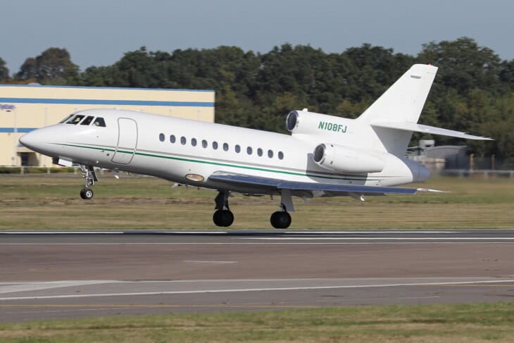 N108FJ Falcon 900B