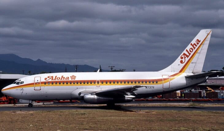 N73711 Aloha Airlines Boeing 737 200
