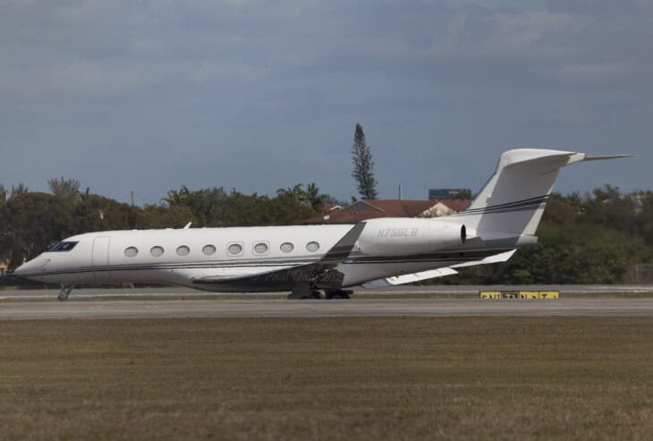 N756LB Gulfstream 650ER - Poplar Glen LLC - (Jeff Bezos)