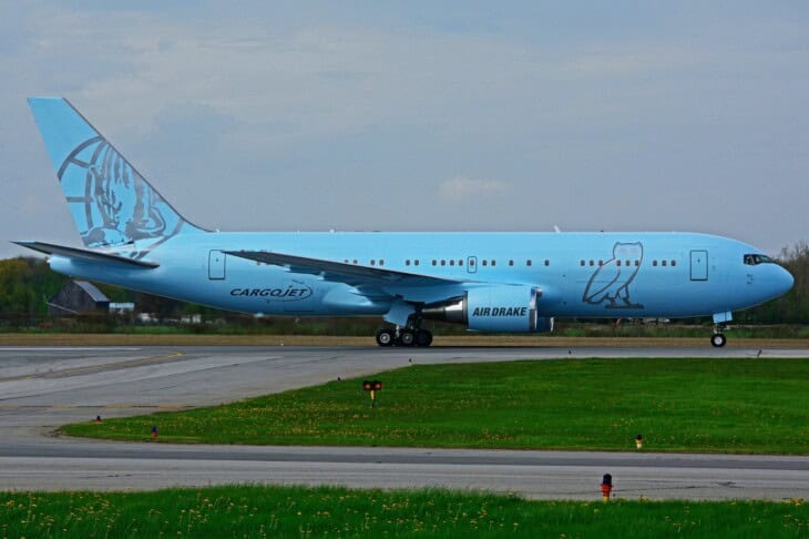 N767CJ (Air Drake CargoJet) side