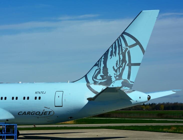 N767CJ (Air Drake CargoJet) tail 2