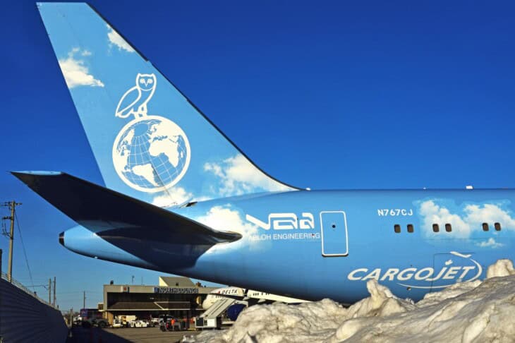 N767CJ (Air Drake CargoJet) tail