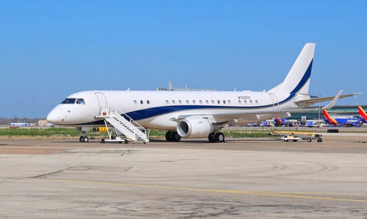 2015 Embraer ERJ 190 100 ECJ N713TS, Travis Scott