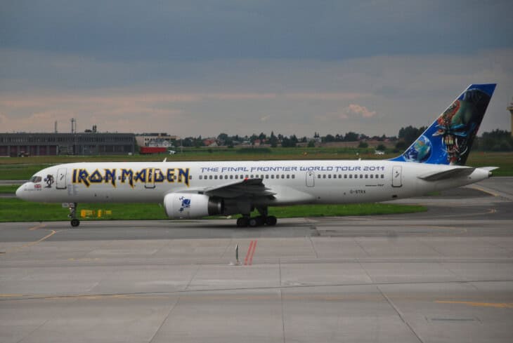 Iron Maiden (Astraeus Airlines) Boeing 757 28A G STRX