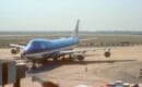 KLM Boeing 747 200 PH BUF at LHR in August 1975
