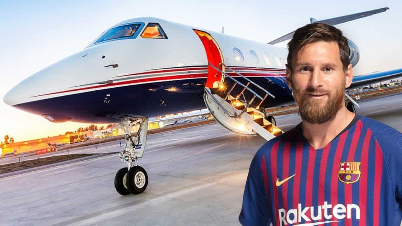 Lionel Messi private jet
