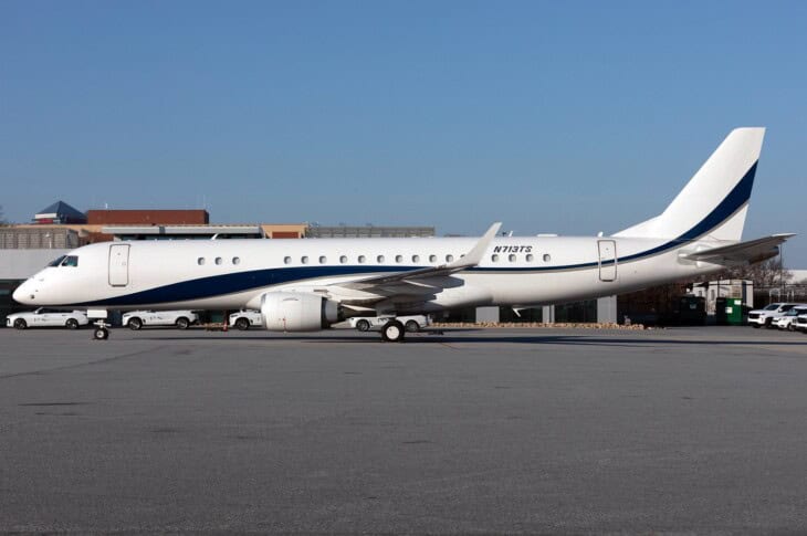 N713TS Embraer ERJ 190 Lineage 1000 Cactus Jacks Airlines