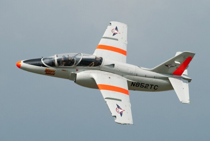 N852TC, a privately owned S.211 in flight
