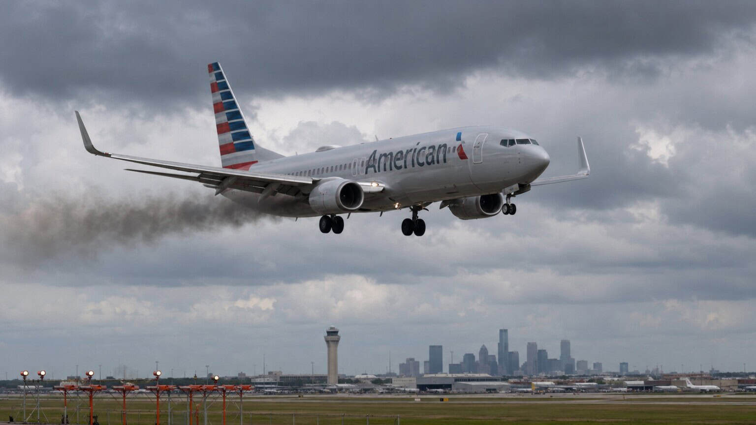 American Airlines 737 Returns to Houston After Reported Engine Smoke