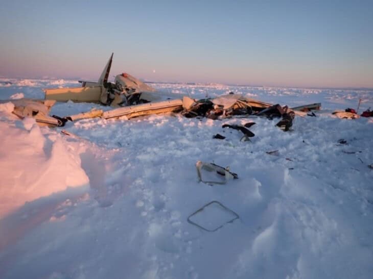 Bering Air Flight 445 wreckage