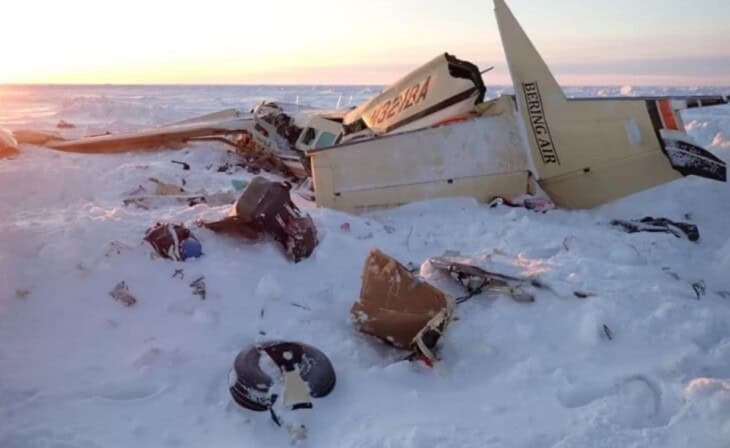 Bering Air Flight 445 wreckage