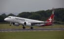 HB-AZG Embraer E190-E2 Helvetic Airways – takeoff