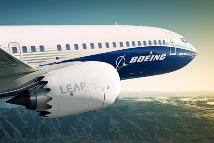 LEAP engine on Boeing 737 MAX
