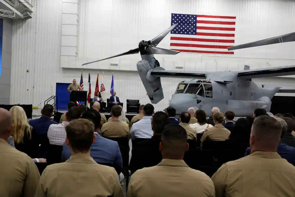 Marine Corps Just Took Delivery of Its Last MV 22B Osprey