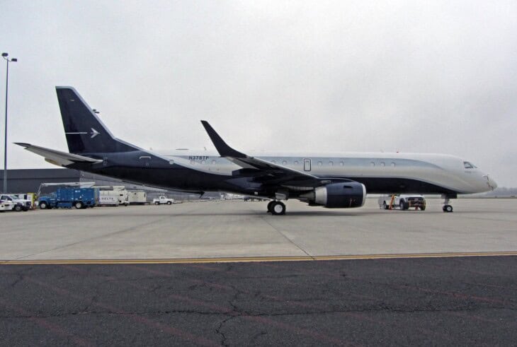 N378TP Embraer Lineage 1000 of Tyler Perry