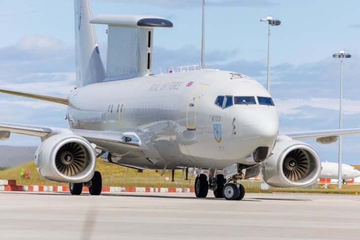 RAF Boeing E 7 Wedgetail Airbourne Early Warning (AEW) Mk1
