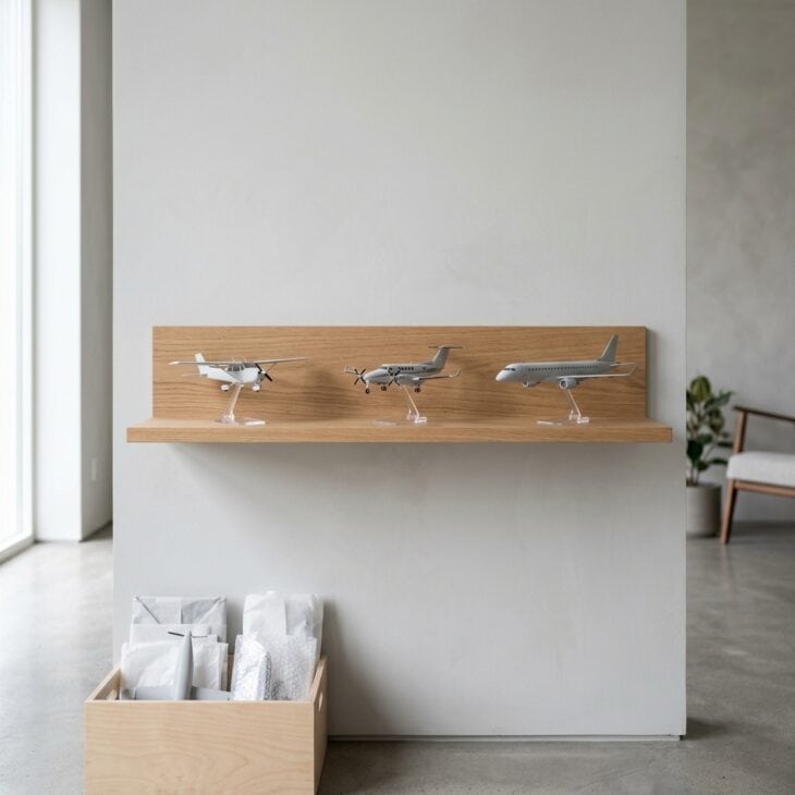 Showing a few models at a time keeps a large collection fresh.