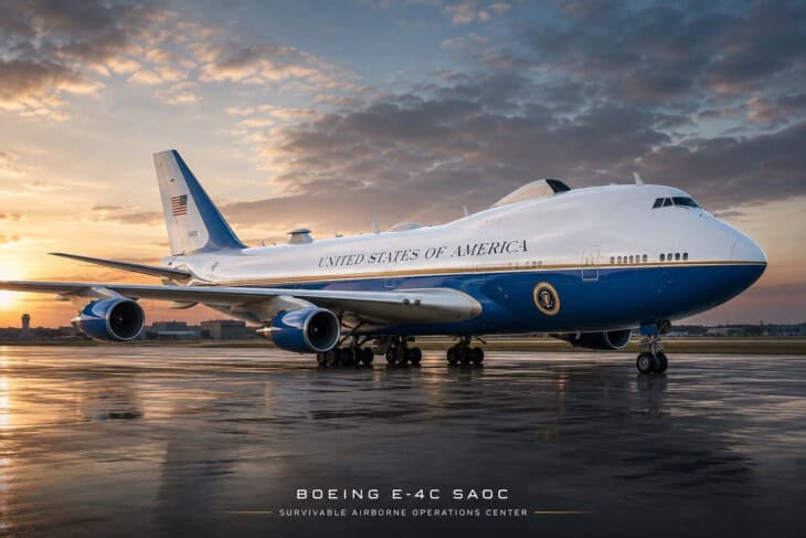 AI rendering of the planned Boeing E-4C SAOC