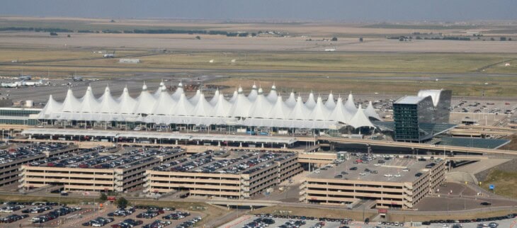 Aerial view of Jeppesen Terminal in 2025